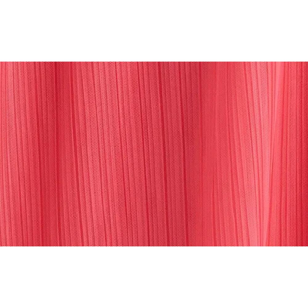 Dkny Plissé Midi Skirt in Beach Coral Size XL 3421 - Picture 5 of 5